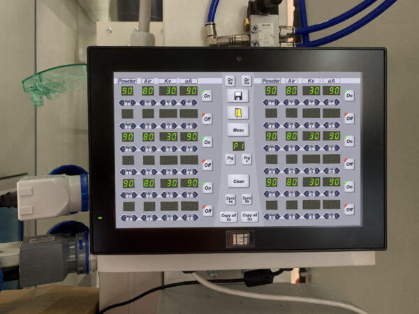 12” Panel PC for Coating Powder Guns Control